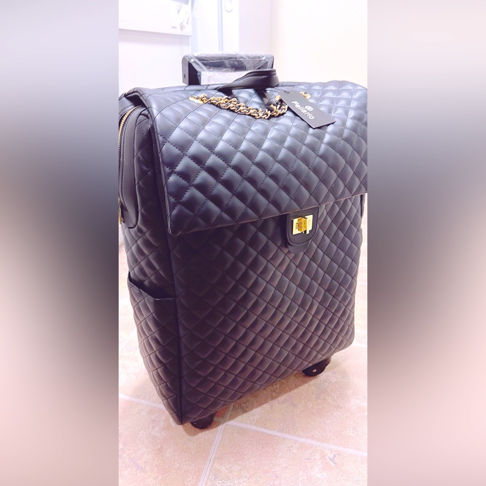 Black large luggage